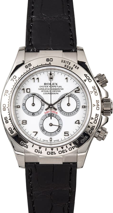 cosmograph daytona arabic 40mm|Rolex Daytona 116519 White Gold Black Arabic Dial Pre.